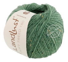 Lana Grossa Landlust Soft Tweed 180 127 Бутылочный зелёный