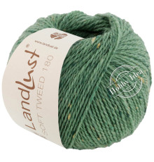 Lana Grossa Landlust Soft Tweed 180 127 Бутылочный зелёный