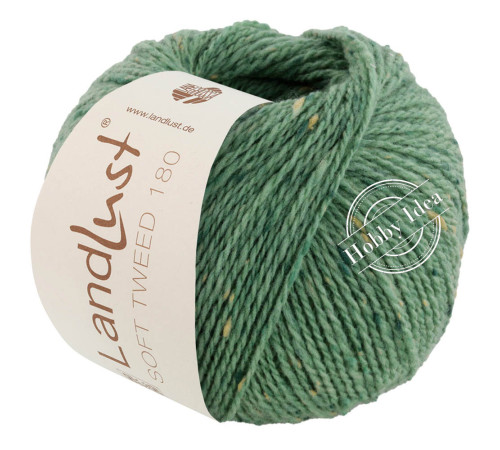 Lana Grossa Landlust Soft Tweed 180 127 Бутылочный зелёный