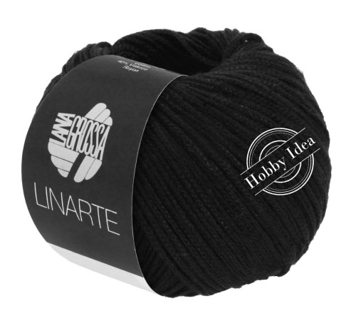 Lana Grossa Linarte 018 Чёрный
