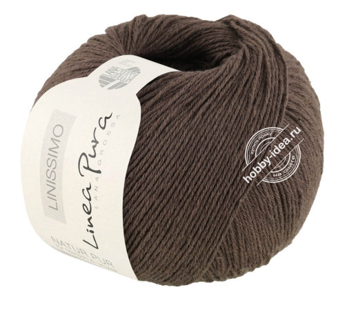 Lana Grossa Linissimo 007 Серо-коричневый