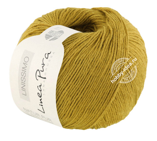 Lana Grossa Linissimo 009 Горчично-зелёный