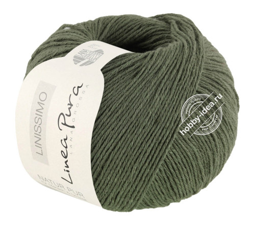 Lana Grossa Linissimo 010 Серо-зелёный