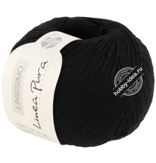 Lana Grossa Linissimo 014 Чёрный