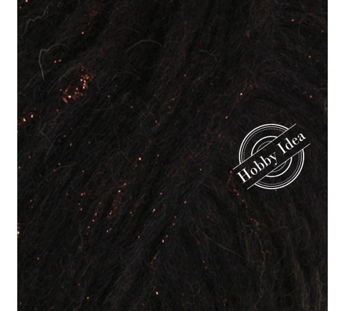 Lana Grossa Lucciola 12 Чёрно-коричневый