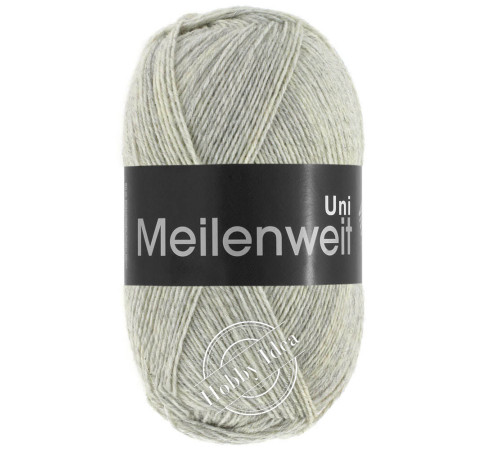 Lana Grossa Meilenweit 100 1358 Светло-серый