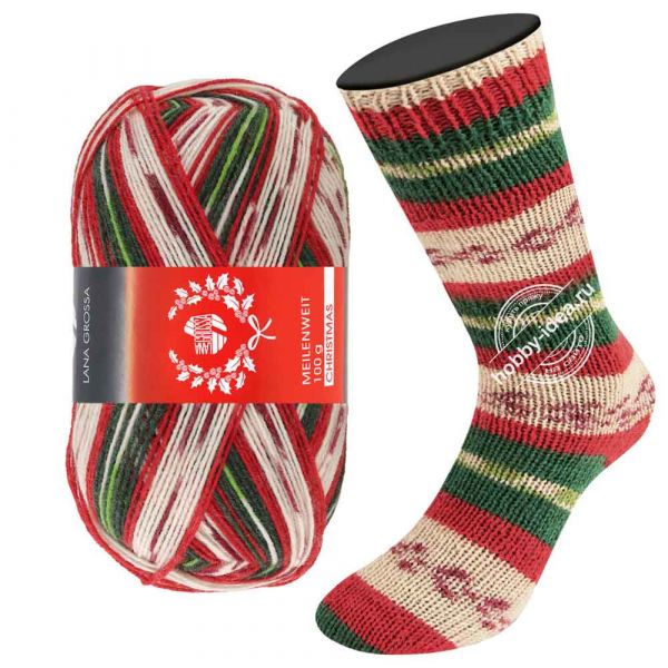 Lana Grossa Meilenweit 100 Christmas 6781 из категории Lana Grossa Meilenweit 100 Christmas
