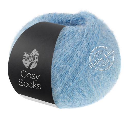 Lana Grossa Meilenweit 100 Cosy Socks 04 Светло голубой