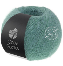 Lana Grossa Meilenweit 100 Cosy Socks 06 Серовато зелёный