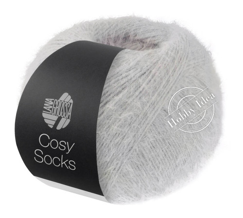 Lana Grossa Meilenweit 100 Cosy Socks 08 Светло серый