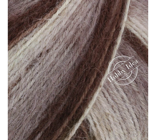 Lana Grossa Meilenweit 100 Cosy Socks Soft Stripes 103 Коричневый