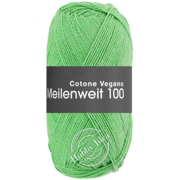 Lana Grossa Meilenweit 100 Cotone Vegano 03 Зелёный из категории Lana Grossa Meilenweit 100 Cotone Vegano