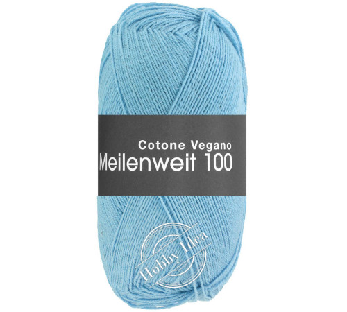 Lana Grossa Meilenweit 100 Cotone Vegano 05 Голубой