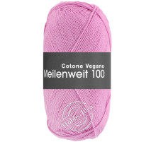 Lana Grossa Meilenweit 100 Cotone Vegano 07 Фуксия