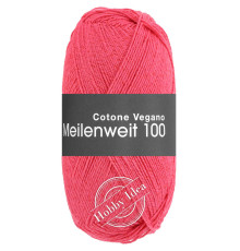 Lana Grossa Meilenweit 100 Cotone Vegano 08 Малиновый