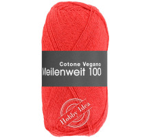 Lana Grossa Meilenweit 100 Cotone Vegano 10 Огненно-красный