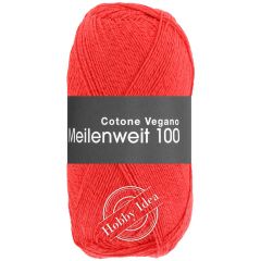 Lana Grossa Meilenweit 100 Cotone Vegano 10 Огненно-красный