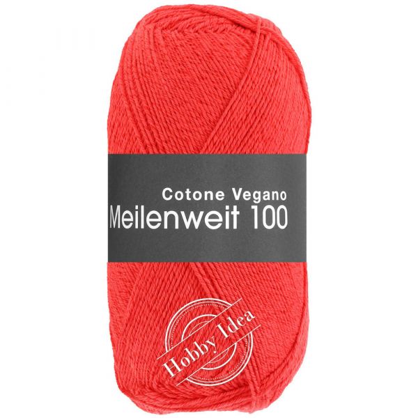 Lana Grossa Meilenweit 100 Cotone Vegano 10 Огненно-красный из категории Lana Grossa Meilenweit 100 Cotone Vegano