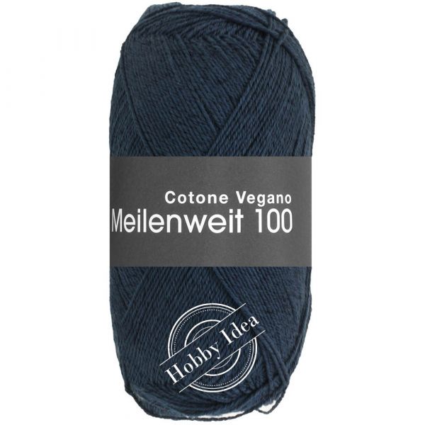 Lana Grossa Meilenweit 100 Cotone Vegano 11 Тёмно-синий из категории Lana Grossa Meilenweit 100 Cotone Vegano