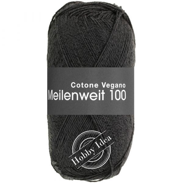 Lana Grossa Meilenweit 100 Cotone Vegano 12 Чёрный из категории Lana Grossa Meilenweit 100 Cotone Vegano