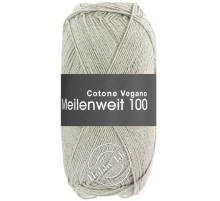 Lana Grossa Meilenweit 100 Cotone Vegano 14 Серый