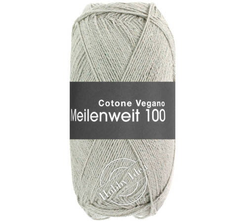 Lana Grossa Meilenweit 100 Cotone Vegano 14 Серый