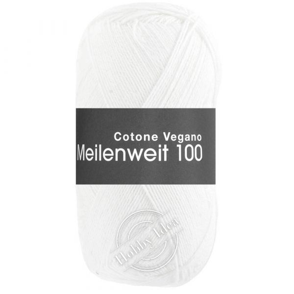 Lana Grossa Meilenweit 100 Cotone Vegano 16 Белый из категории Lana Grossa Meilenweit 100 Cotone Vegano