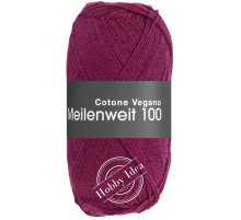 Lana Grossa Meilenweit 100 Cotone Vegano 18 Тёмная фуксия