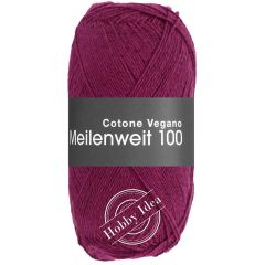 Lana Grossa Meilenweit 100 Cotone Vegano 18 Тёмная фуксия