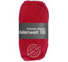 Lana Grossa Meilenweit 100 Cotone Vegano 19 Светящийся красный