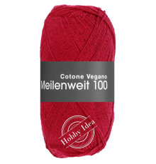 Lana Grossa Meilenweit 100 Cotone Vegano 19 Светящийся красный