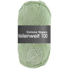 Lana Grossa Meilenweit 100 Cotone Vegano 21 Мятно-зеленый