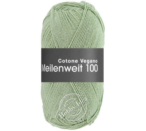 Lana Grossa Meilenweit 100 Cotone Vegano 21 Мятно-зеленый