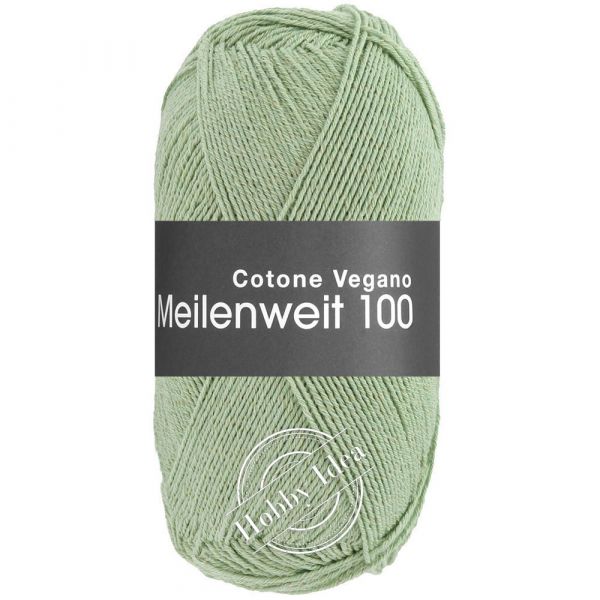 Lana Grossa Meilenweit 100 Cotone Vegano 21 Мятно-зеленый из категории Lana Grossa Meilenweit 100 Cotone Vegano