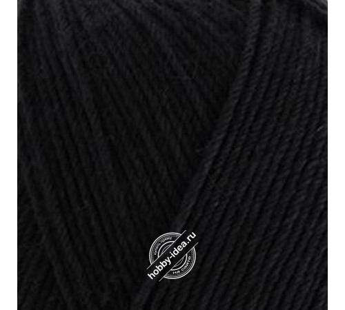 Lana Grossa Meilenweit 100 Merino Extrafine 2402 Чёрный