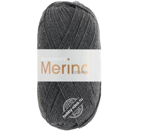 Lana Grossa Meilenweit 100 Merino Extrafine 2403 Антрацит