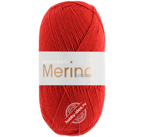 Lana Grossa Meilenweit 100 Merino Extrafine 2408 Красный