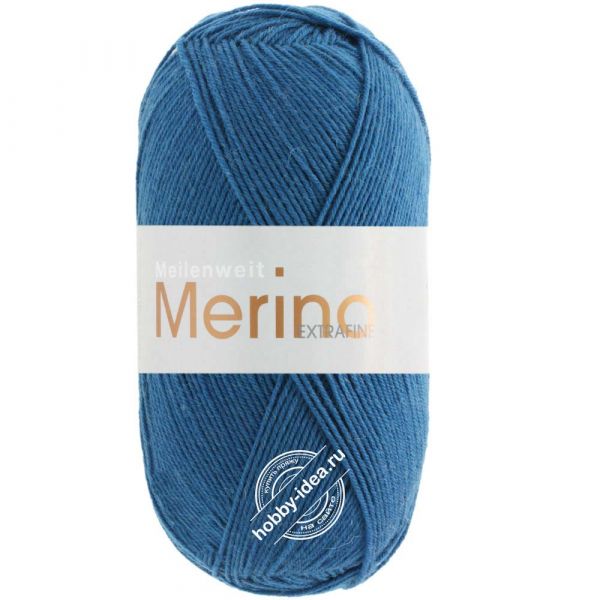 Lana Grossa Meilenweit 100 Merino Extrafine 2409 Синий из категории Lana Grossa Meilenweit 100 Merino Extrafine