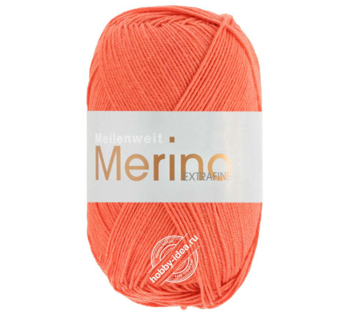 Lana Grossa Meilenweit 100 Merino Extrafine 2424 Лосось
