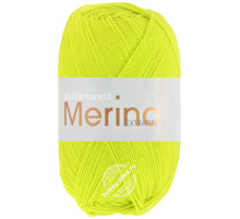 Lana Grossa Meilenweit 100 Merino Extrafine 2426 Неоновый жёлтый