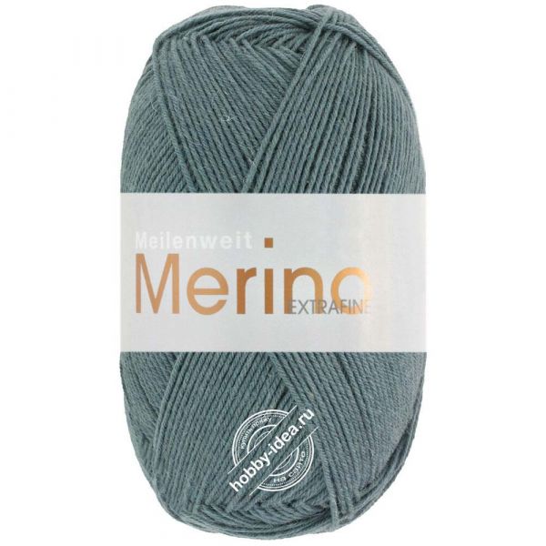 Lana Grossa Meilenweit 100 Merino Extrafine 2431 Серо-синий из категории Lana Grossa Meilenweit 100 Merino Extrafine