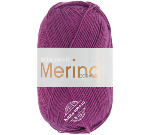 Lana Grossa Meilenweit 100 Merino Extrafine 2432 Фуксия