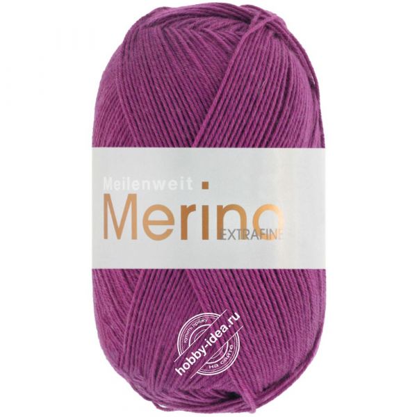 Lana Grossa Meilenweit 100 Merino Extrafine 2432 Фуксия из категории Lana Grossa Meilenweit 100 Merino Extrafine