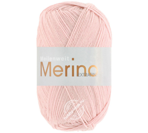 Lana Grossa Meilenweit 100 Merino Extrafine 2434 Бледная роза