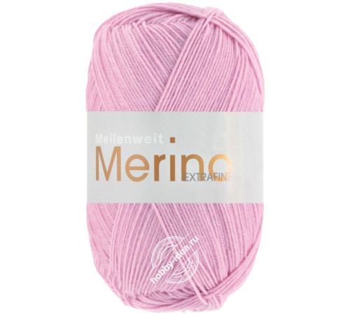 Lana Grossa Meilenweit 100 Merino Extrafine 2435 Розовая сирень