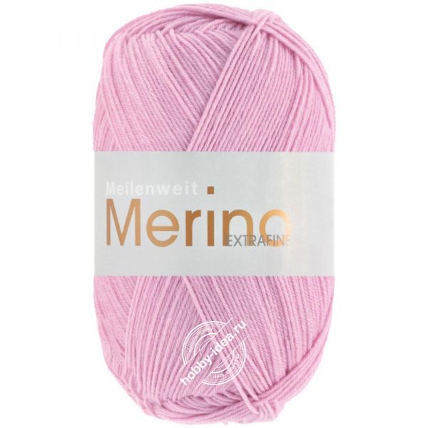 Lana Grossa Meilenweit 100 Merino Extrafine 2435 Розовая сирень из категории Lana Grossa Meilenweit 100 Merino Extrafine