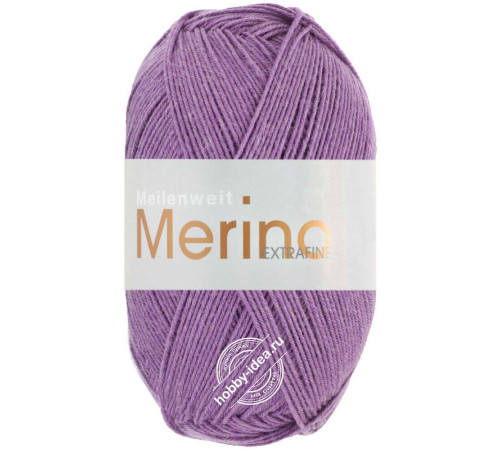 Lana Grossa Meilenweit 100 Merino Extrafine 2437 Сиреневый