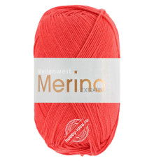 Lana Grossa Meilenweit 100 Merino Extrafine 2438 Ярко-красный