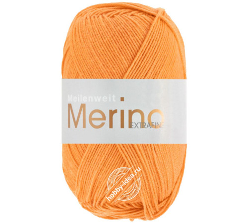 Lana Grossa Meilenweit 100 Merino Extrafine 2439 Оранжевый