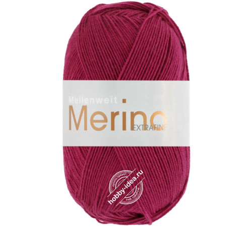 Lana Grossa Meilenweit 100 Merino Extrafine 2442 Винный